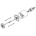 MOTOR DA BOMBA PRESSURIZADORA KOMECO TP 820/825 (DA HELICE AO ROTOR)